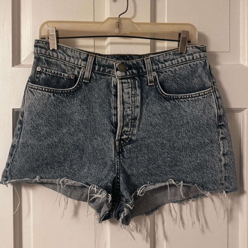 Rag & Bone Maya High-Rise Shorty Short